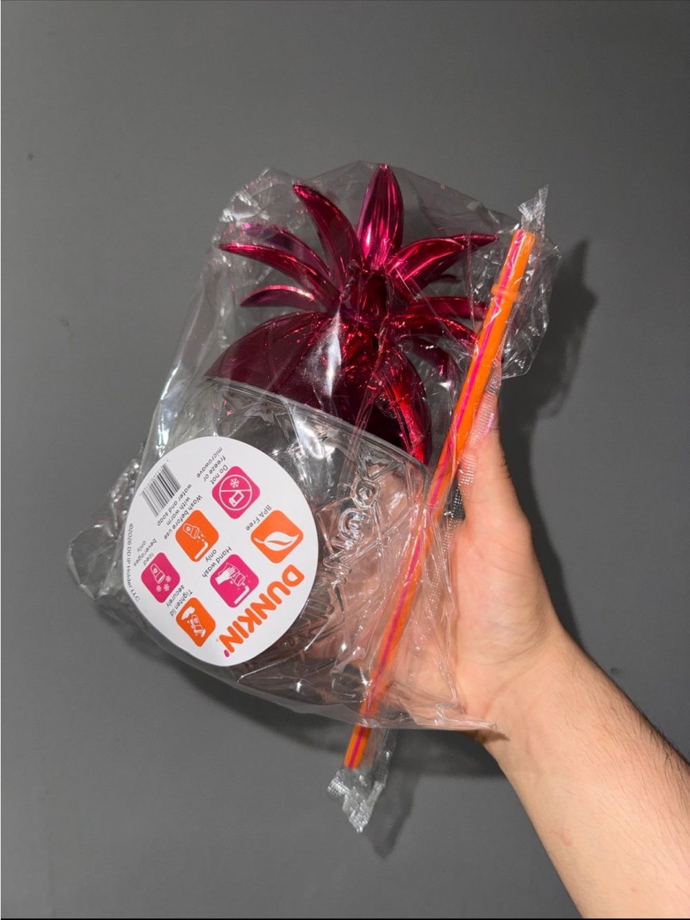 Dunkin pine apple cup